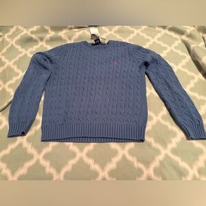 Ralph Lauren Sport Blue Knit Sweater